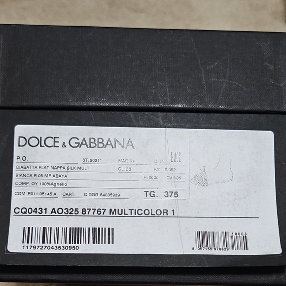 Dolce & Gabbana Ciabatta Leather Sandals - Picture 3 of 6